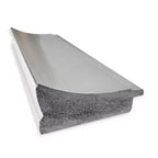 Specchio da parete per bagno Flair non smussato 40" x 28" Nichel lucido - Amanti Art: include l'hardware per il montaggio