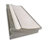 Specchio a figura intera 19" x 53" senza smussatura Trio White Wash Silver da appendere alla porta - Amanti Art: Cornice in polistirene, include hardware per il montaggio