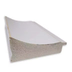 Specchio da parete senza smussatura Flair Soft White stretto 22" x 28" - Amanti Art: rettangolare moderno, include l'hardware di montaggio