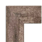 Specchio da parete in legno marrone gufo senza smussatura 24" x 30" - Amanti Art: rettangolare moderno, hardware di montaggio incluso