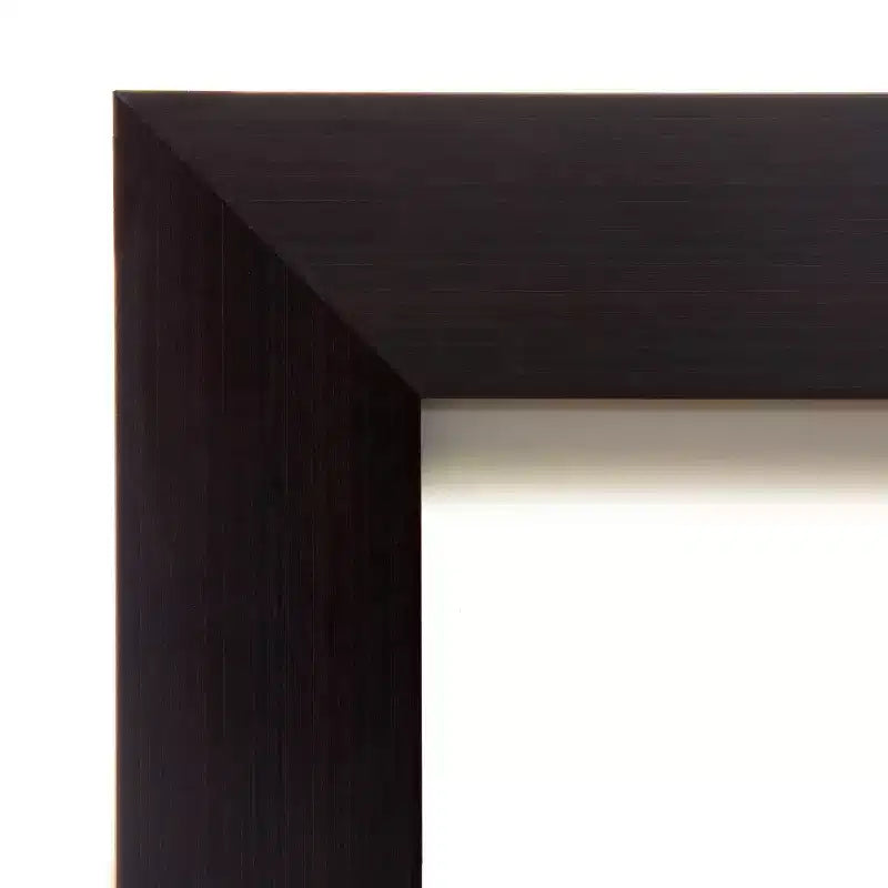 Specchio da porta in legno Espresso Portico Amanti Art 51 cm x 137 cm senza smussatura - Sopraporta, intero, a rettangolo lungo