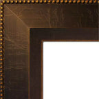 Specchio da porta 45,7 x 132 cm Signore Bronze non smussato in legno – Amanti Art: Da appendere alla porta, da parete
