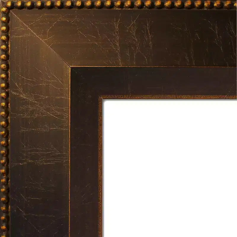 Specchio da porta 45,7 x 132 cm Signore Bronze non smussato in legno – Amanti Art: Da appendere alla porta, da parete