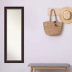 Specchio da porta 45,7 x 132 cm Signore Bronze non smussato in legno – Amanti Art: Da appendere alla porta, da parete