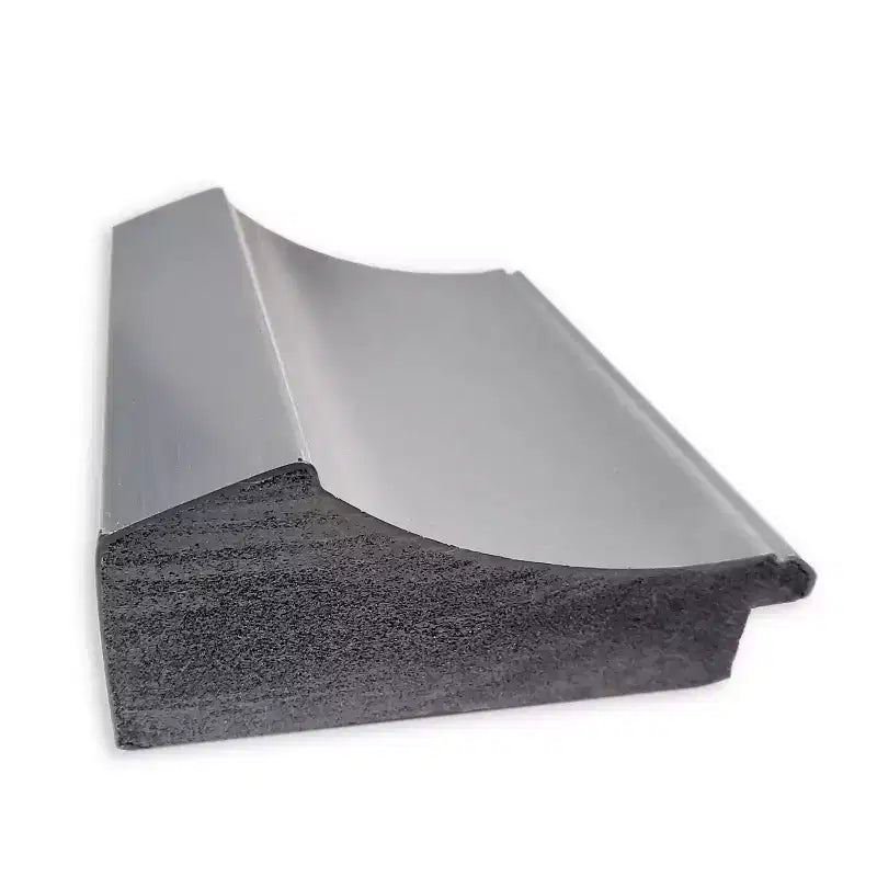 Specchio da parete per bagno Amanti Art con cornice a punta da 81 cm x 81 cm, non smussata, nichel lucido: moderno, quadrato, per mobile lavabo, include ferramenta per il montaggio