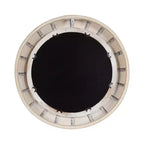 Specchio da parete rotondo Jonesport 26"x26" naturale