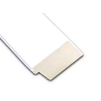 Specchio da parete Corvino bianco, in legno, senza bisello, 58 x 73 cm - Amanti Art: rettangolare moderno, include l'hardware per il montaggio