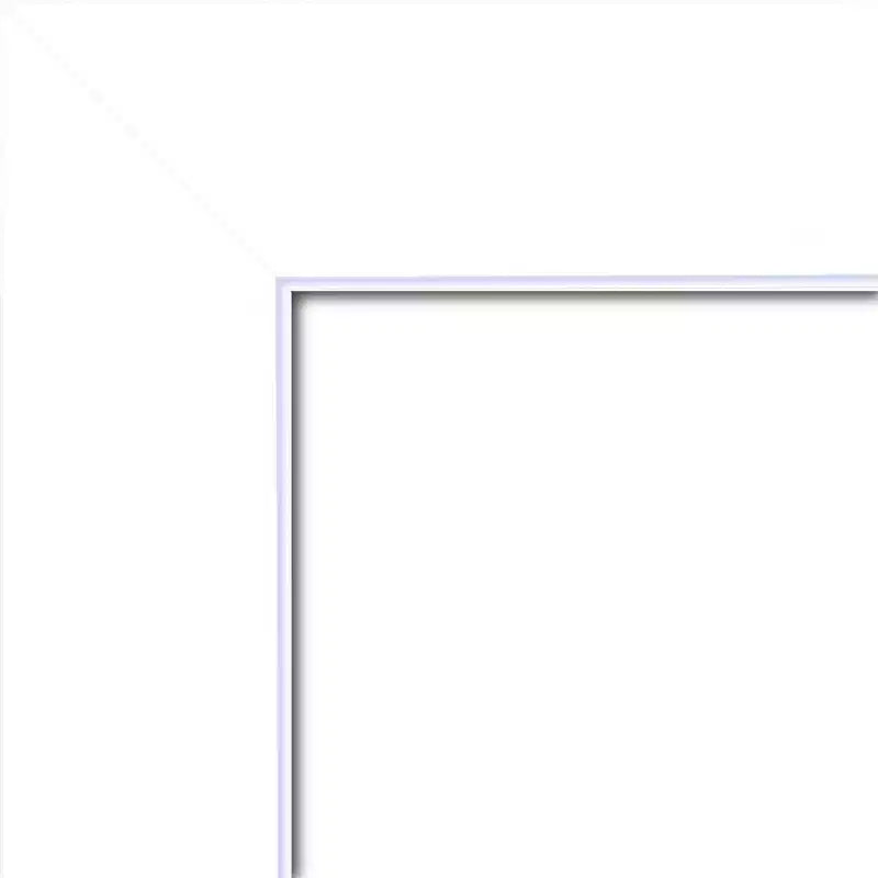 Specchio da parete Corvino bianco, in legno, senza bisello, 58 x 73 cm - Amanti Art: rettangolare moderno, include l'hardware per il montaggio