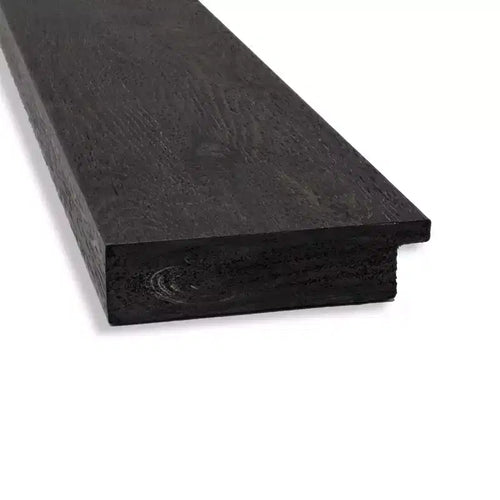 Specchio da parete rustico in assi color espresso senza smussature 42" x 30" - Amanti Art