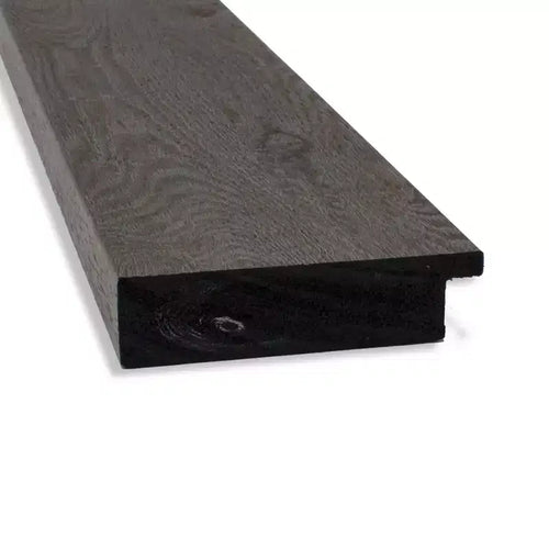 Specchio da parete per bagno rustico a doghe grigie, non smussato, 44" x 33" - Amanti Art: Cornice in polistirene, montaggio a parete