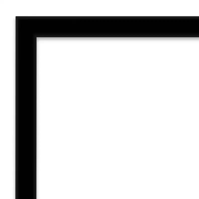 Specchio da parete per bagno nero corvino, senza smussature, 30" x 24" - Amanti Art: Rettangolare Moderno, a parete, include l'hardware