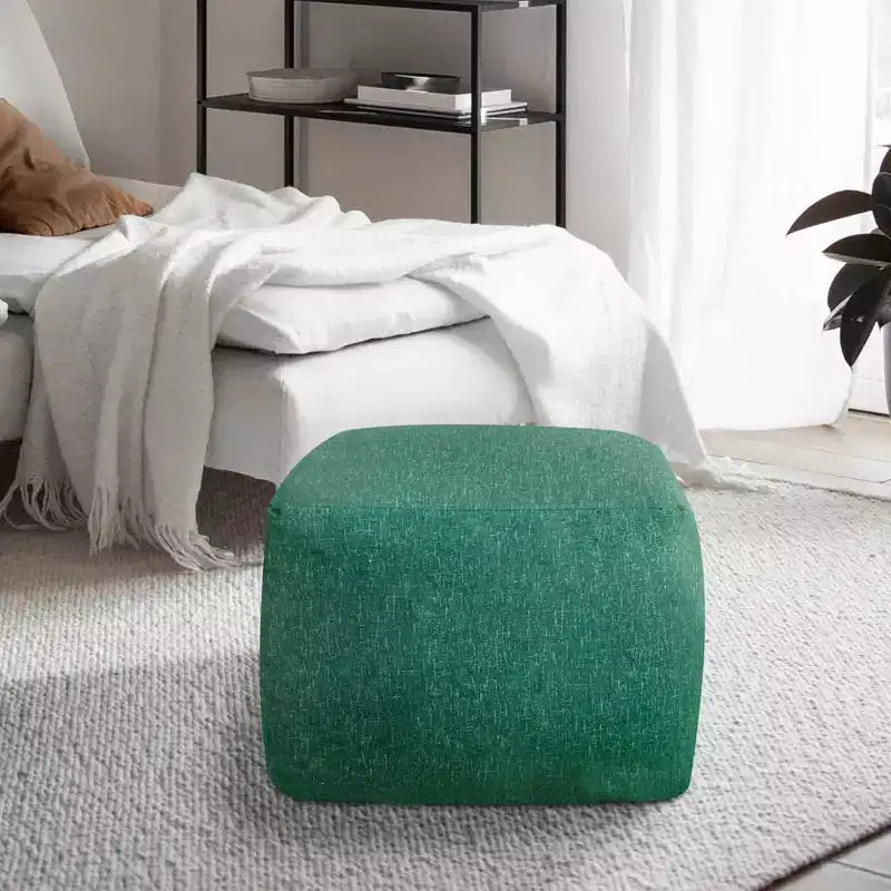 Pouf in velluto da 24 pollici