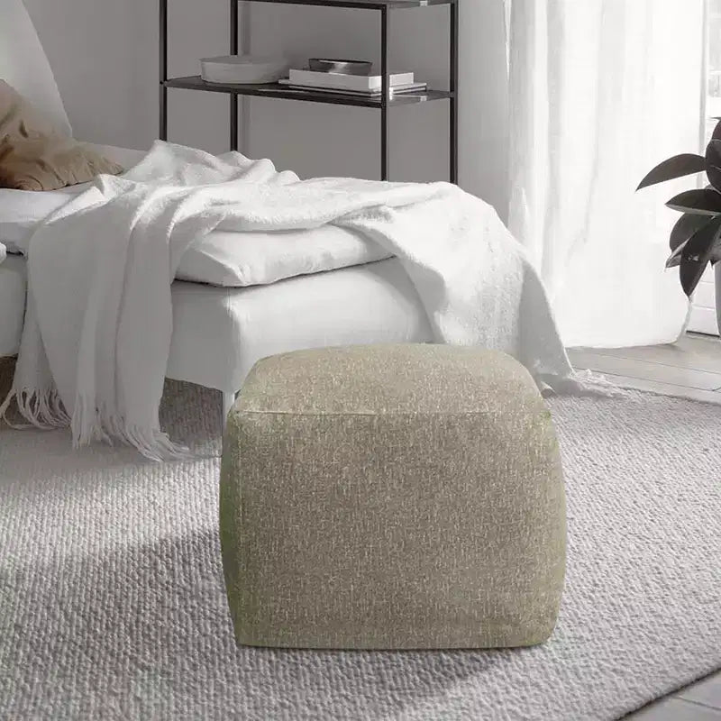 Pouf in velluto da 24 pollici