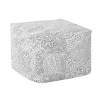 Pouf in velluto da 24 pollici