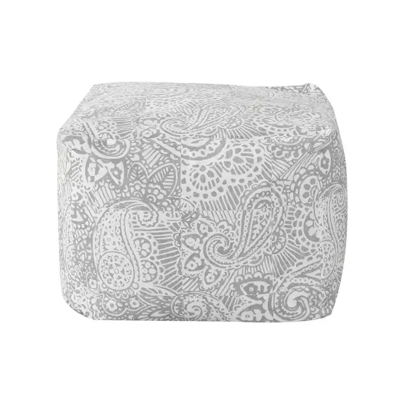 Pouf in velluto da 24 pollici