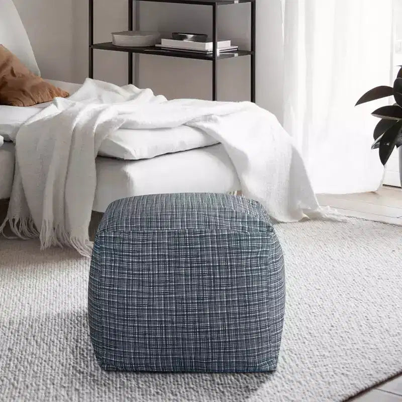 Pouf in velluto da 24 pollici