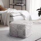 ChaletPosh 24 Inch Velvet Pouf