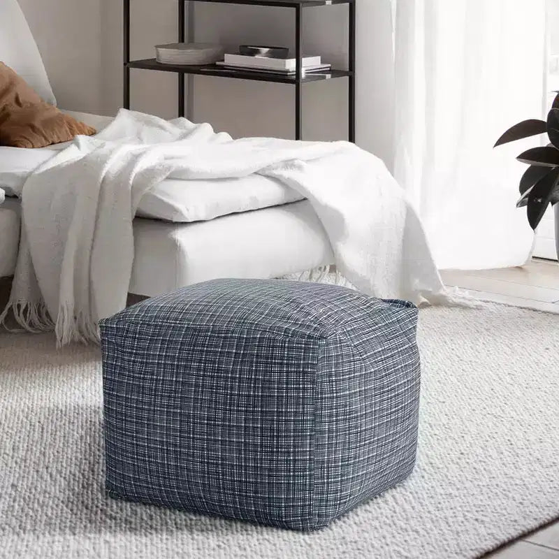 Pouf in velluto da 24 pollici