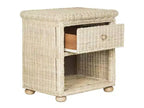 Comodino Adira Wicker - SEA8002 - Bianco Decapato - Safavieh