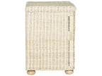 Comodino Adira Wicker - SEA8002 - Bianco Decapato - Safavieh