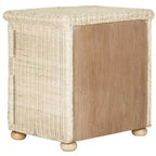Comodino Adira Wicker - SEA8002 - Bianco Decapato - Safavieh