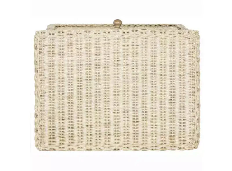Comodino Adira Wicker - SEA8002 - Bianco Decapato - Safavieh