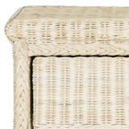 Comodino Adira Wicker - SEA8002 - Bianco Decapato - Safavieh