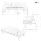 Divano letto con design moderno MAYEERTY per soggiorno