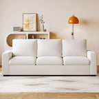 Dyonery 88.97 Modern Couches for Living Room, Deep Seat Sleeper Sofa with 8Cushion