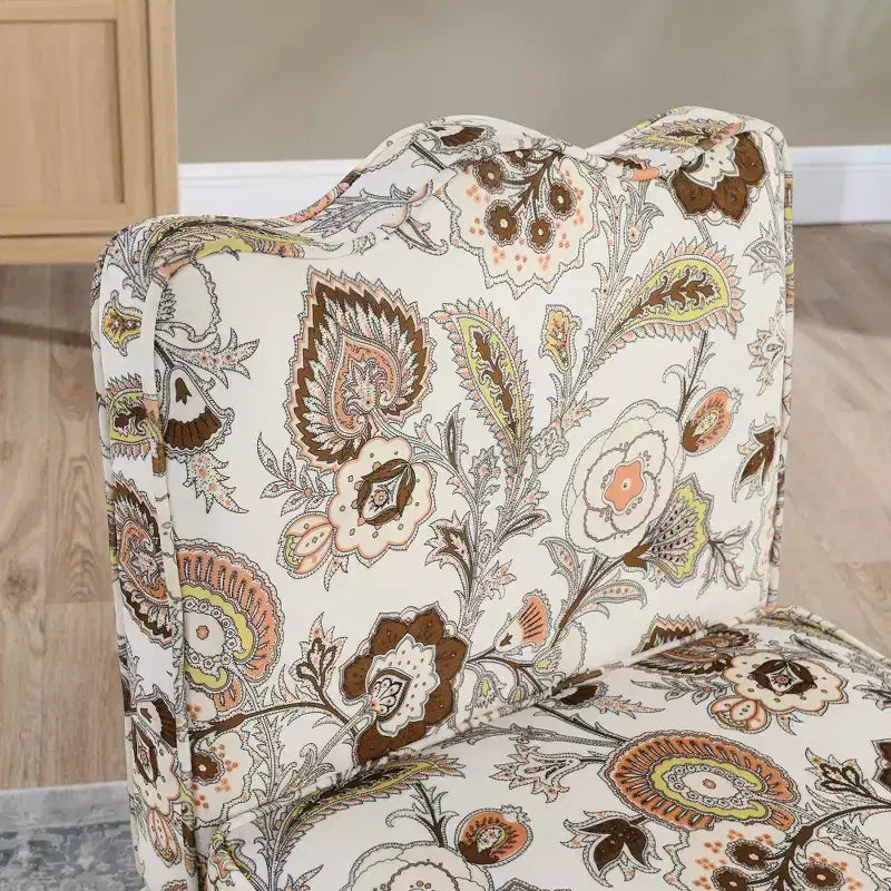 Sedia da Pranzo Elegante Okak in Flanella, Sedia Accent con Cuscino Morbido, Sedia da Soggiorno con Cuscino Abbinato per Salotto e Camera da Letto