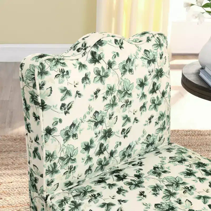 Sedia da Pranzo Elegante Okak in Flanella, Sedia Accent con Cuscino Morbido, Sedia da Soggiorno con Cuscino Abbinato per Salotto e Camera da Letto