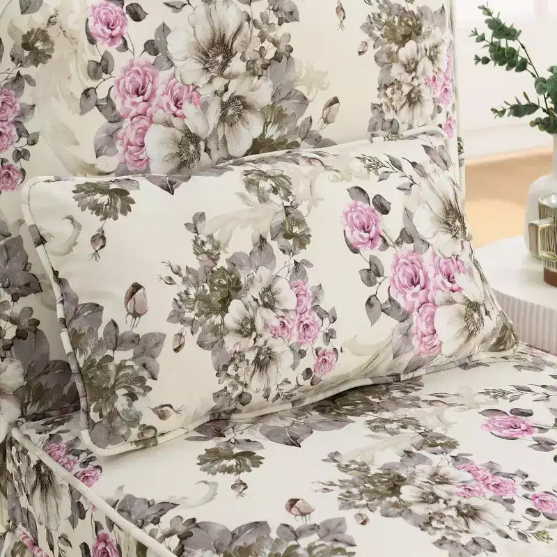Sedia da Pranzo Elegante Okak in Flanella, Sedia Accent con Cuscino Morbido, Sedia da Soggiorno con Cuscino Abbinato per Salotto e Camera da Letto