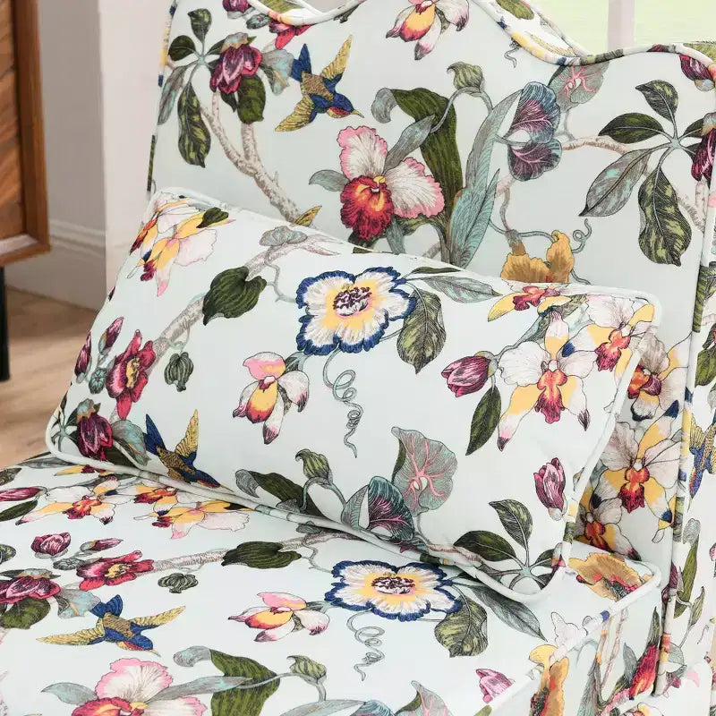 Sedia da Pranzo Elegante Okak in Flanella, Sedia Accent con Cuscino Morbido, Sedia da Soggiorno con Cuscino Abbinato per Salotto e Camera da Letto