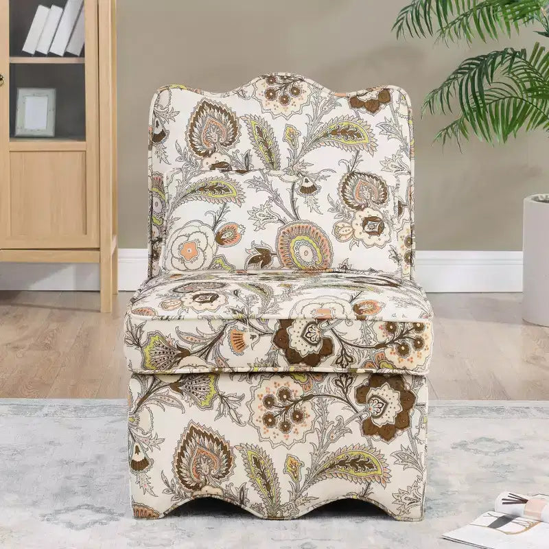 Sedia da Pranzo Elegante Okak in Flanella, Sedia Accent con Cuscino Morbido, Sedia da Soggiorno con Cuscino Abbinato per Salotto e Camera da Letto