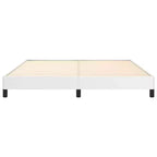 vidaXL Letto a Piattaforma California King, Rivestito in Similpelle, Bianco, Senza Materasso