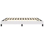vidaXL Letto a Piattaforma California King, Rivestito in Similpelle, Bianco, Senza Materasso