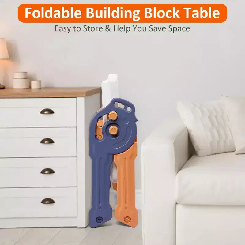 Set Tavolo e Sedie per Bambini 8 in 1, Tavolo Pieghevole per Attività per Bambini, Tavolo per Attività per Bambini, Tavolo da Costruzioni, Tavolo ad Acqua, Tavolo della Sabbia, Tavolo Sensoriale