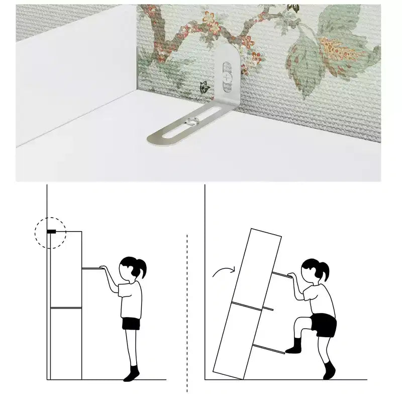 Famapy Mobile Alto da Bagno Bianco - Organizer con Ripiani Scorrevoli per Articoli da Toeletta