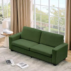 Divano Moderno 2 Posti, Divano Oversize in Corduroy con Fodera Lavabile, Seduta Profonda con Bracciolo Largo, Comodo Divano Cloud per Soggiorno, Camera da Letto, Ufficio