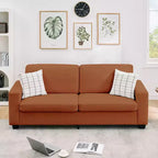 Divano Moderno 2 Posti, Divano Oversize in Corduroy con Fodera Lavabile, Seduta Profonda con Bracciolo Largo, Comodo Divano Cloud per Soggiorno, Camera da Letto, Ufficio
