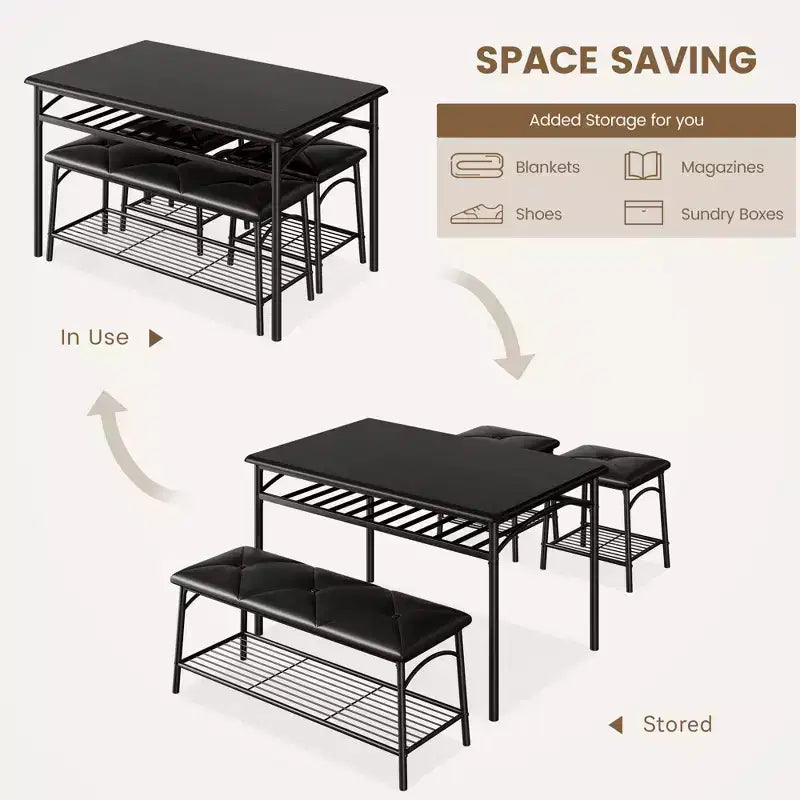 Sedie Pieghevoli Set da 4, Sedie Pieghevoli con Telaio in Metallo, Sedie Pieghevoli Portatili Beige, Capacità Fino a 159 kg, Adatte per Sala da Pranzo, Ufficio