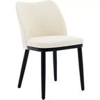 Sedie da pranzo imbottite Acekool, set da 2, sedie laterali moderne imbottite con gambe in legno per cucina e soggiorno