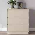 Heynemo Wide Nightstand Set of 2 with 3 Drawers, Modern Chest of Drawers for Bedroom, Large End Table with Hidden Pull-out System