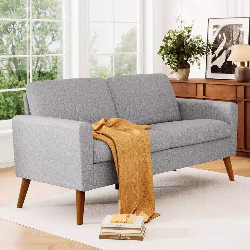 Divano a due posti Dyonery 68, comodo divano per soggiorno, divano a due posti moderno e oversize, divano grande con montaggio senza attrezzi