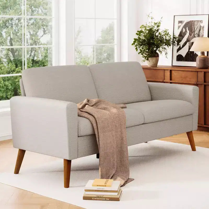 Divano a due posti Dyonery 68, comodo divano per soggiorno, divano a due posti moderno e oversize, divano grande con montaggio senza attrezzi