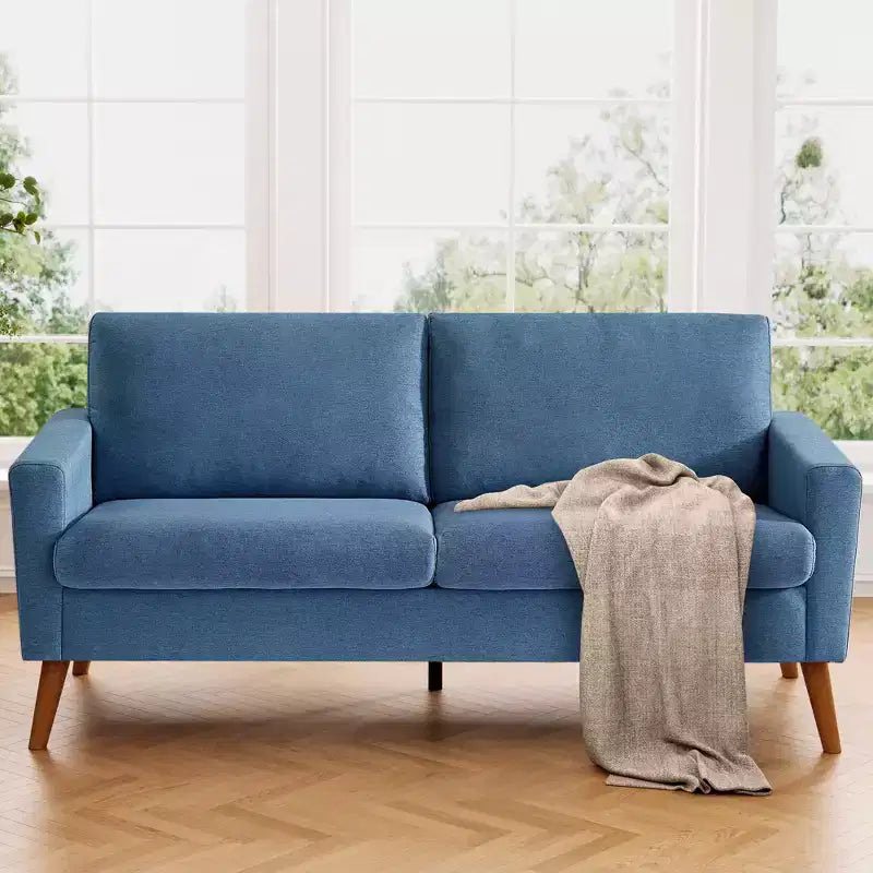 Divano a due posti Dyonery 68, comodo divano per soggiorno, divano a due posti moderno e oversize, divano grande con montaggio senza attrezzi