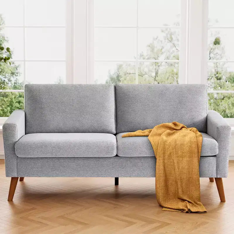 Divano a due posti Dyonery 68, comodo divano per soggiorno, divano a due posti moderno e oversize, divano grande con montaggio senza attrezzi