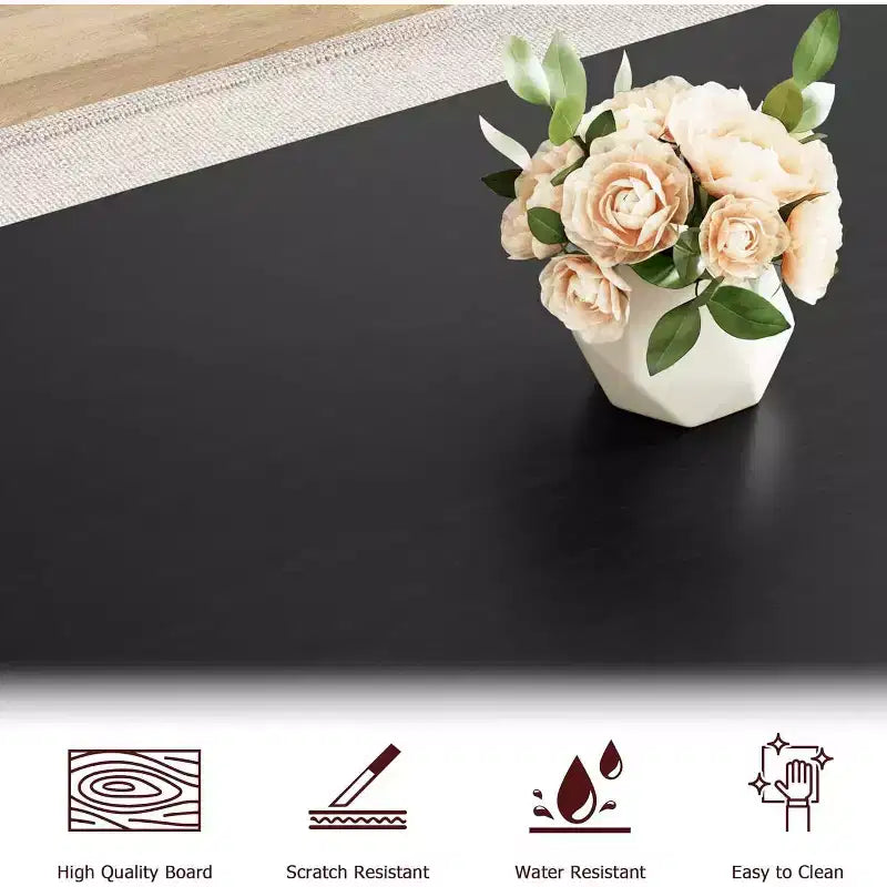 Set tavolo da pranzo e sedie MS PB a forma di X, 3 pezzi - Durevole, elegante, salvaspazio, facile da pulire, seduta confortevole