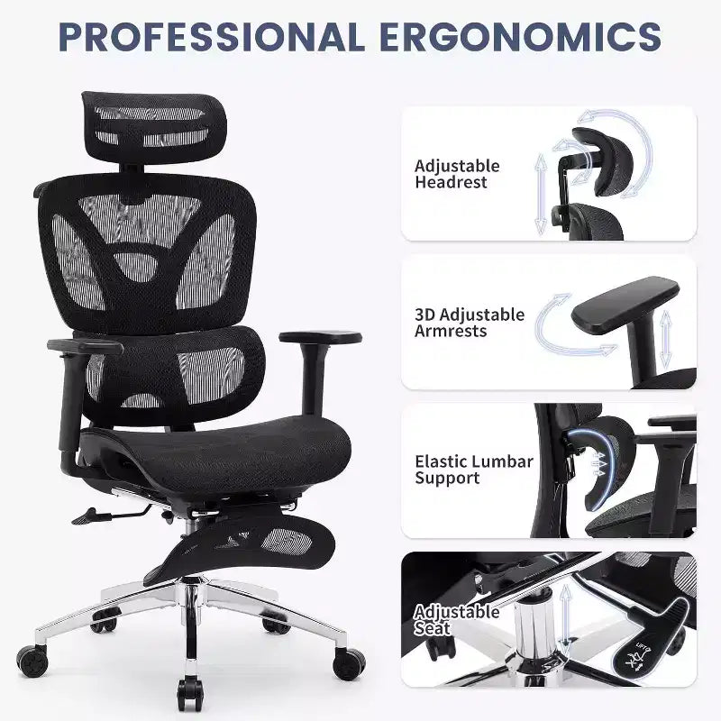 Sedia da Ufficio Ergonomica Acekool