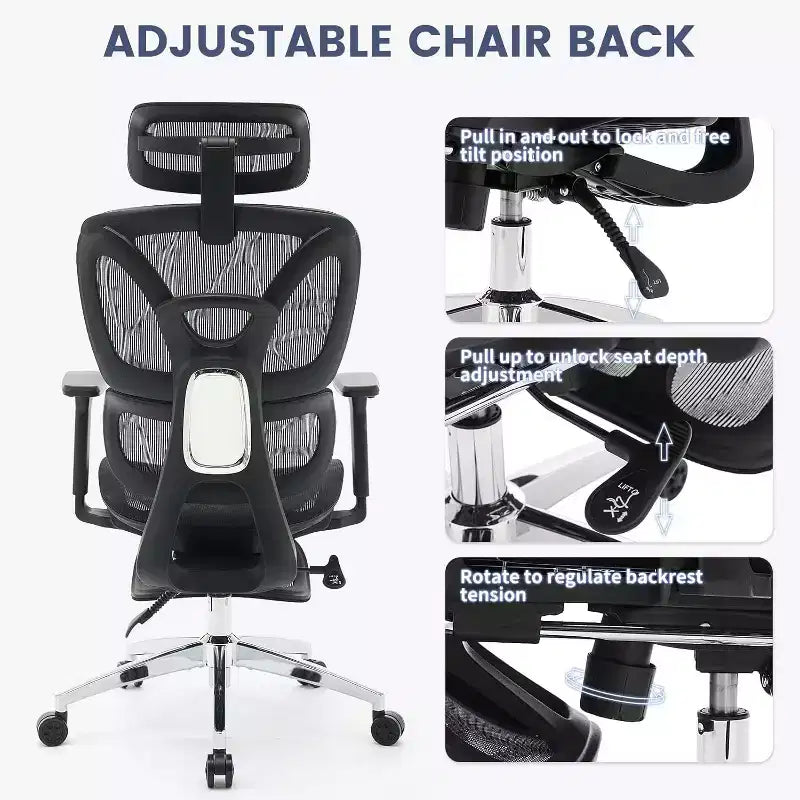 Sedia da Ufficio Ergonomica Acekool